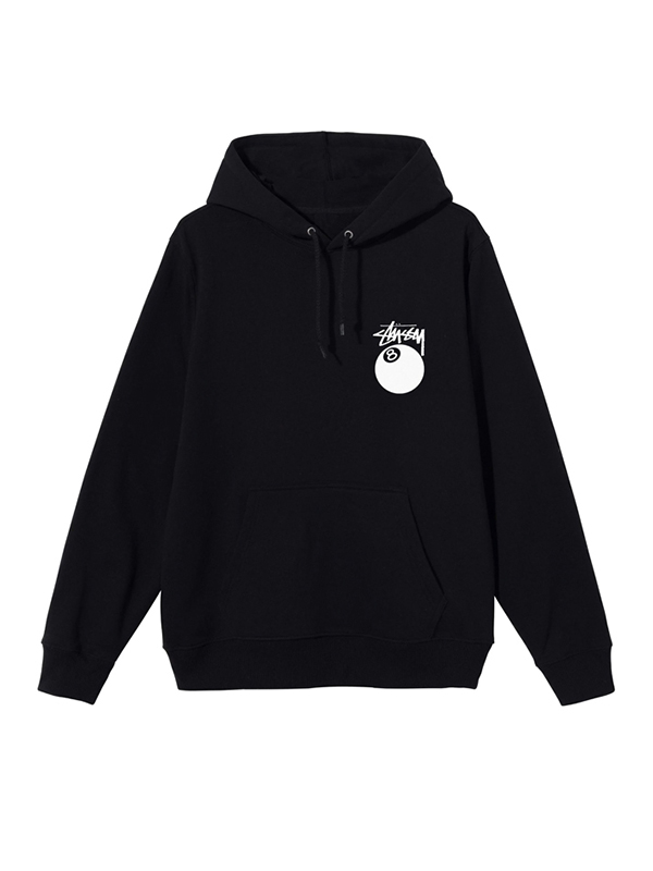 Stussy 8 Ball Hoodie - Black